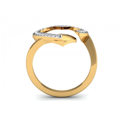Fiona  Diamond Heart  Ring